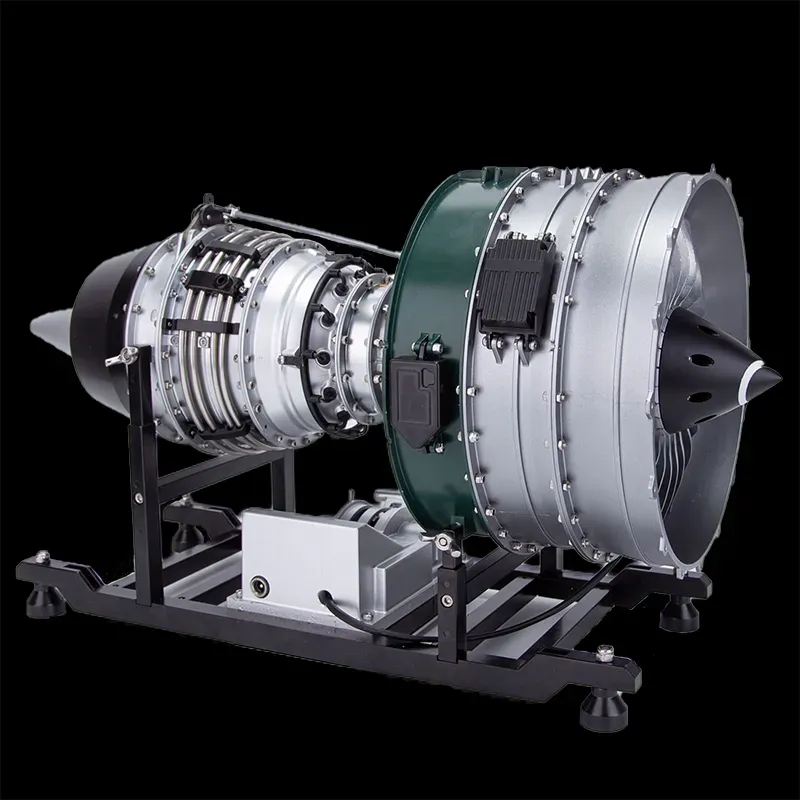 Twin-Spool Flugzeug-Turbofan-Triebwerksbausatz – 1:10 DIY Vollmetallmodell