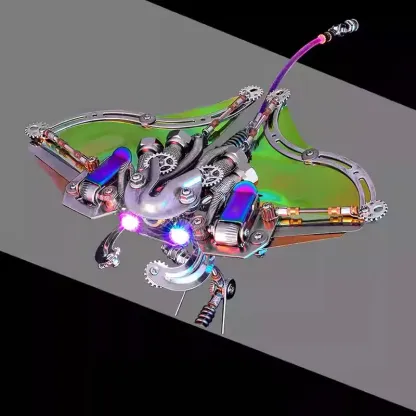 3D-Metallpuzzle-Serie Meereskreaturen-Kollektion