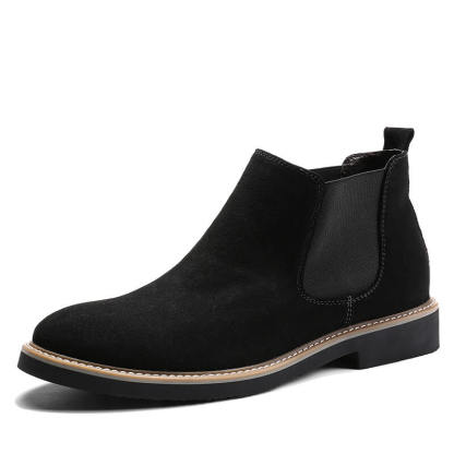 Men's Suede Plush Ankle Boots