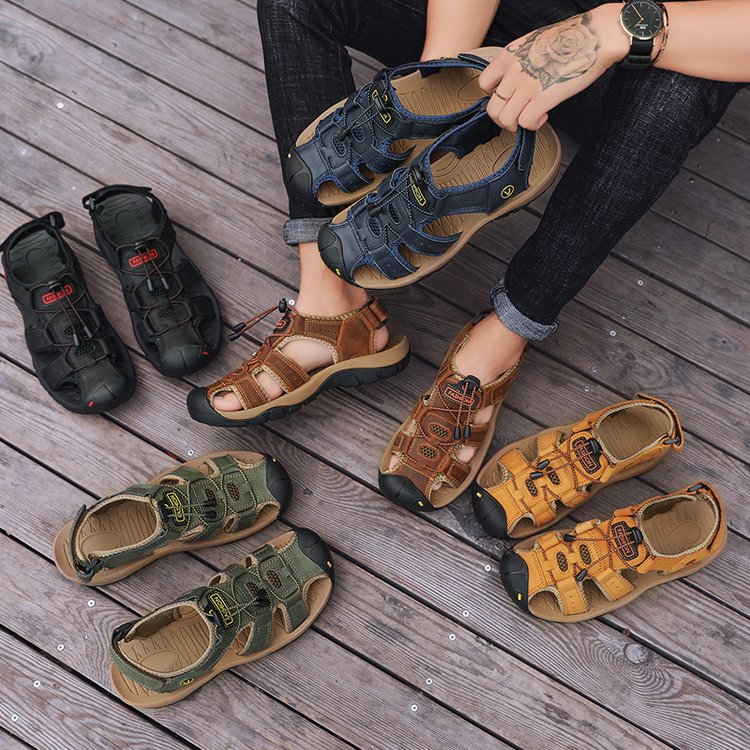 🔥LAST 99 PAIRS 🔥| Summer sports hiking | Outdoor walking water shoes | Fisherman beach men's leather sandals