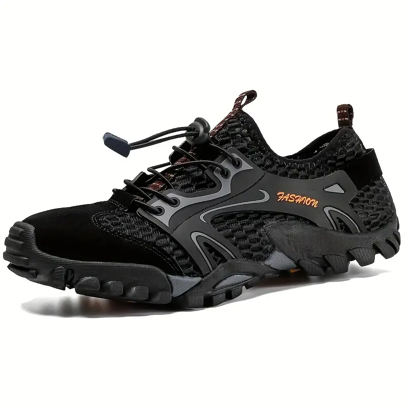 🔥On This Week Sale 70% OFF🔥Men's Breathable Mesh Sneakers- Waterproof, Non-Slip Casual Shoes with Adjustable Drawstring for Outdoor, Beach & Sports
