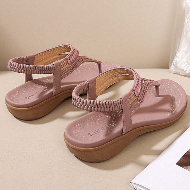 Women's Comfy Arch Support Flat Sandals - SIKETU