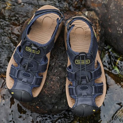 🔥LAST 99 PAIRS 🔥| Summer sports hiking | Outdoor walking water shoes | Fisherman beach men's leather sandals