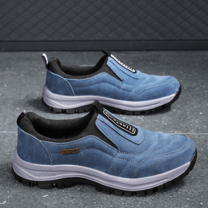 2025 Men's Lightweight Extra Wide Width Orthopedic Hands-Free Foot Pain Relief Slip-on Shoes