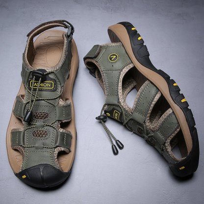 🔥LAST 99 PAIRS 🔥| Summer sports hiking | Outdoor walking water shoes | Fisherman beach men's leather sandals