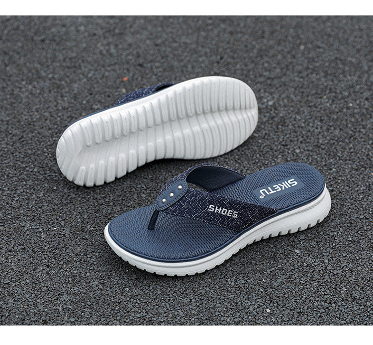 Women Flip Flop Slides Comfortable T- Strap Slippers