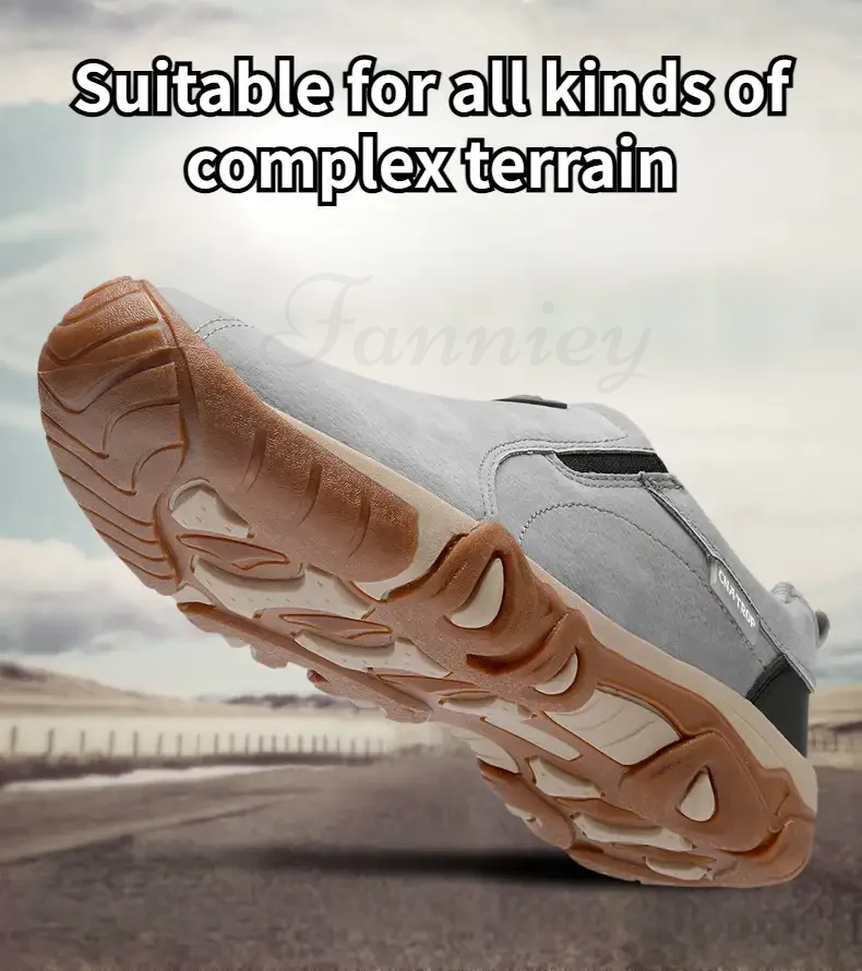 🔥Last Day Promotion 69% OFF 🎁Men's Outdoor Comfy Walking Slip-On Shoes Shoes, Comfortable Hiking Leather Sneakers