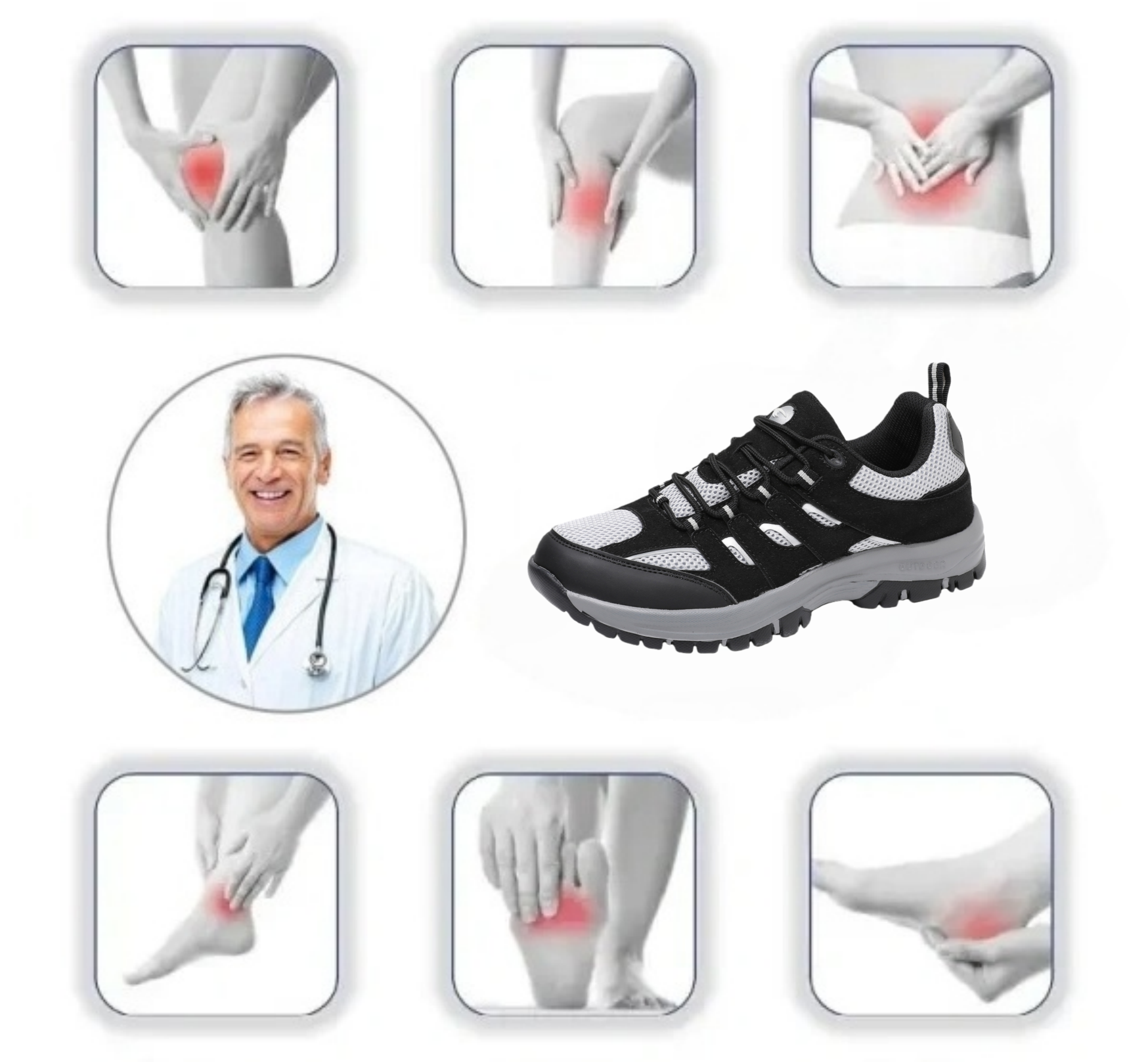 【🎁Half price today - don't miss out】Orthopedic shoes designed according to ergonomics - effectively protect foot health✅