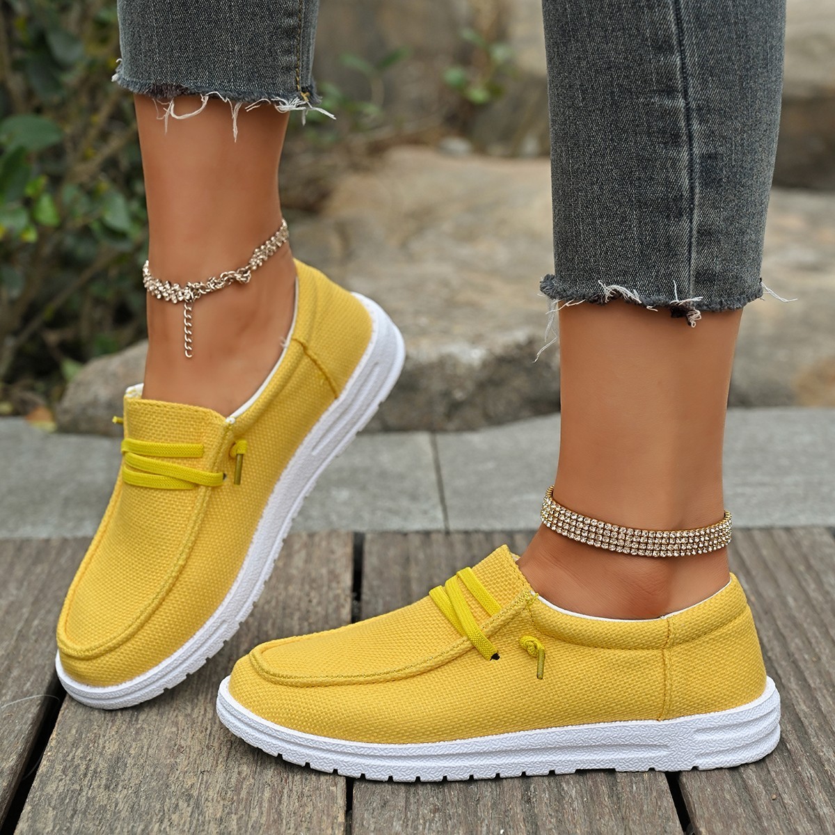 🔥LAST DAY 70% OFF - Women's Casual Breathable Canvas Sneakers