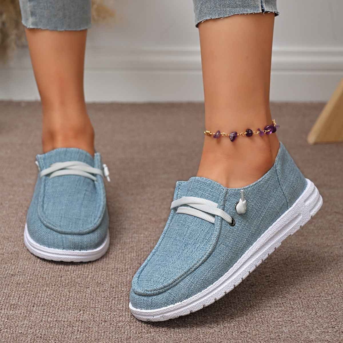 🔥LAST DAY 70% OFF - Women's Casual Breathable Canvas Sneakers