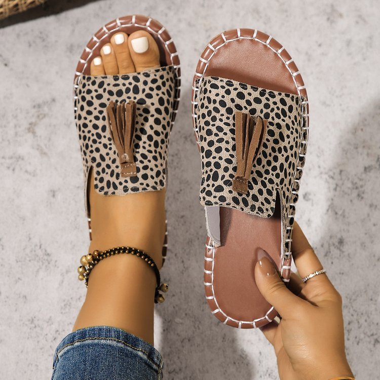 🔥Last Day Promotion 50% OFF - Women's Comfortable Tassel Flat Sandals