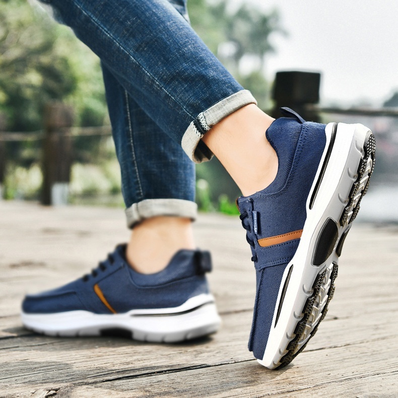 Men's Arch Support Slip-On Loafers, EVA Boat Shoes,Orthopedic Walking Shoes
