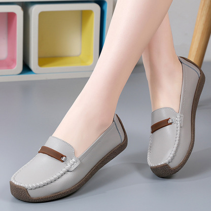 NEW - Women's Breathable Leather Loafers