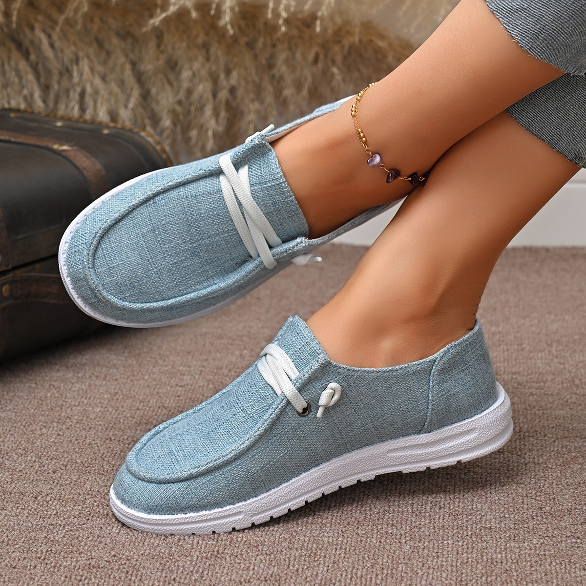🔥LAST DAY 70% OFF - Women's Casual Breathable Canvas Sneakers