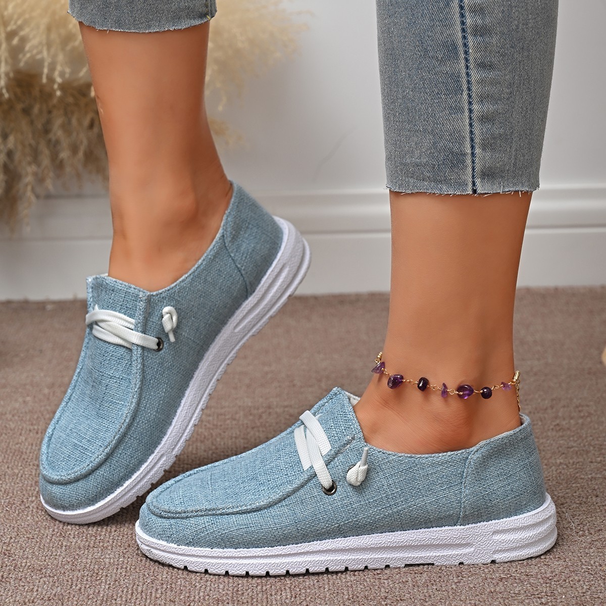 🔥LAST DAY 70% OFF - Women's Casual Breathable Canvas Sneakers