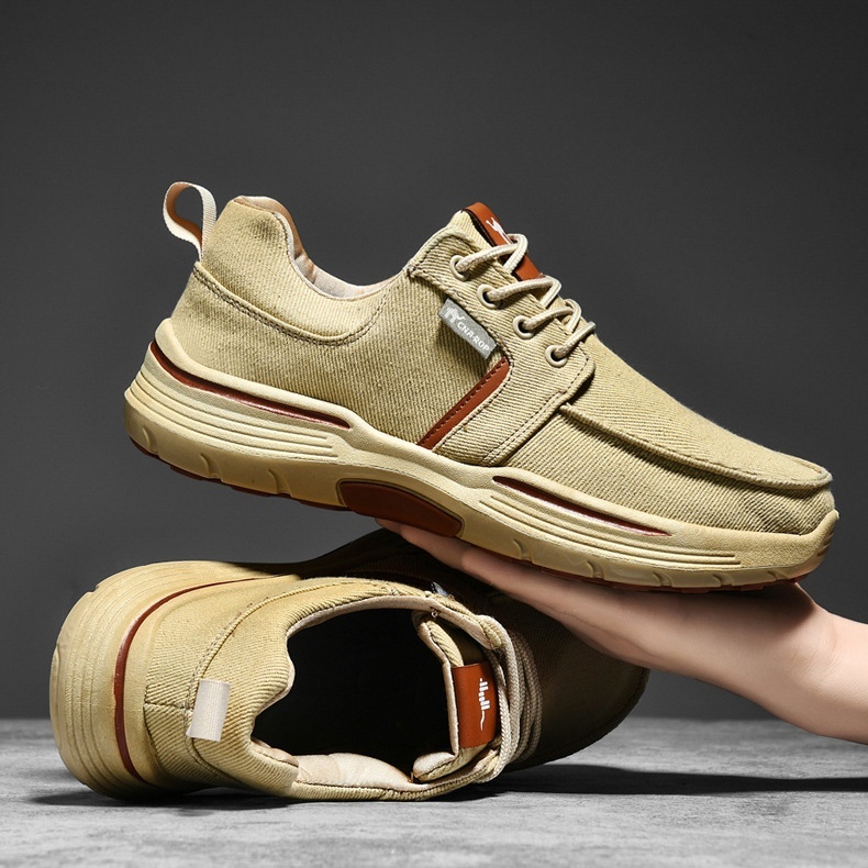Men's Arch Support Slip-On Loafers, EVA Boat Shoes,Orthopedic Walking Shoes