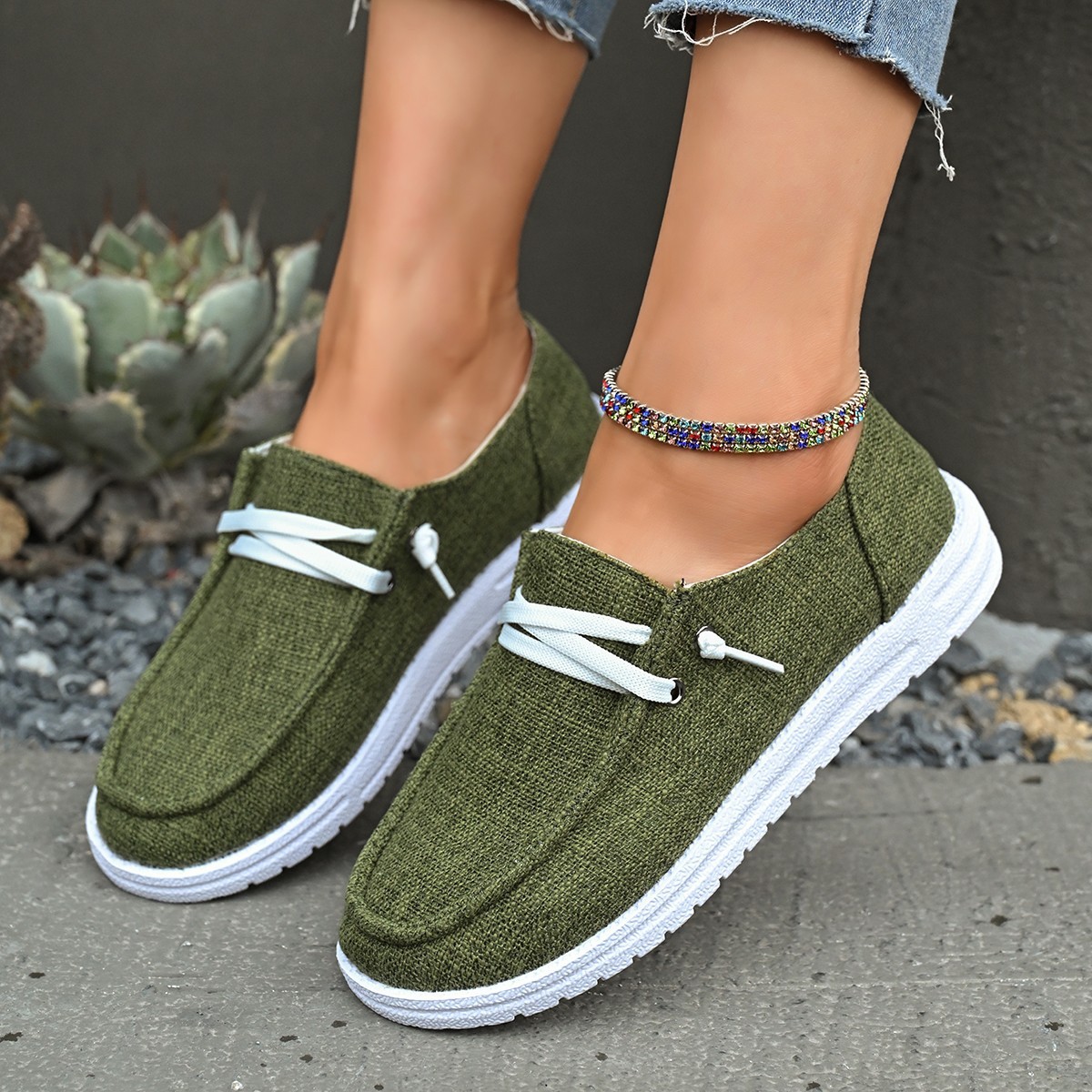 🔥LAST DAY 70% OFF - Women's Casual Breathable Canvas Sneakers