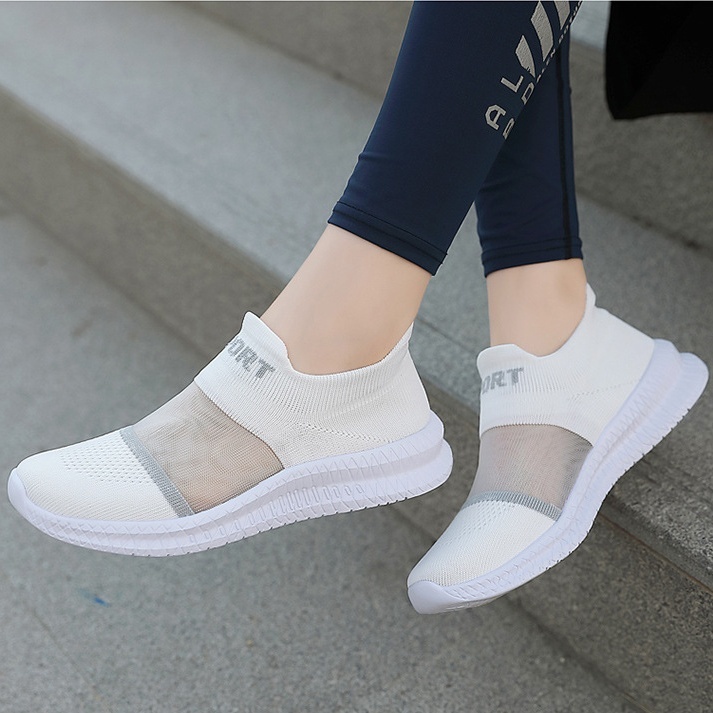Last day 60% Off💕 Women's Breathable Summer Slip-On Sneakers - Lightweight Casual Shoes with Ergonomic Arch Support
