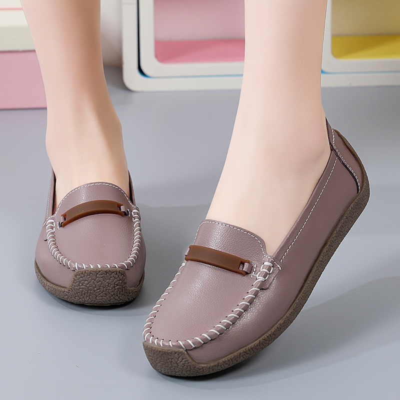 NEW - Women's Breathable Leather Loafers