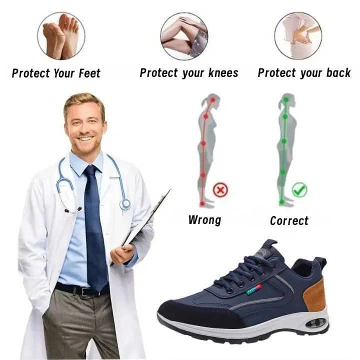 [🔥Half Price Today - Don't Miss Out] Ergonomic Orthopedic Shoes - Easily Get Rid of Foot Pain 👞 Make Walking Easier