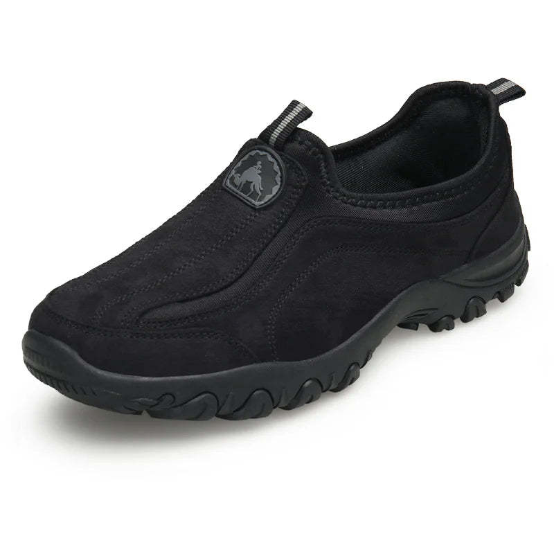 (⏰Limited Time Sale 50% OFF) Men's Orthopedic Slip-On Shoes, Lightweight Comfortable Wide Toe Walking Shoes