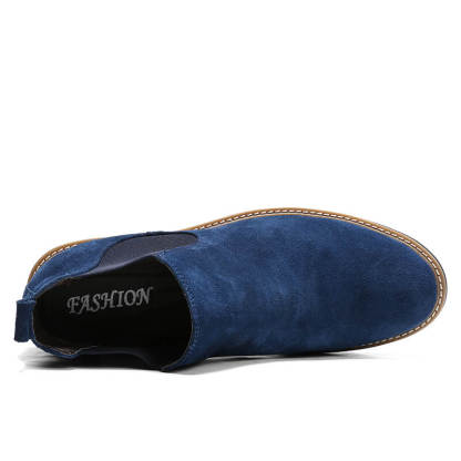 Men's Suede Plush Ankle Boots