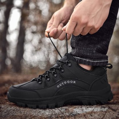 🔥Now 60% Discount🔥 -Men's Casual Leather Good Arch Support & Non-slip Outdoor Breathable Walking Shoes