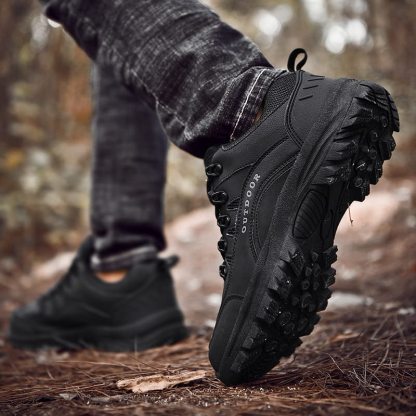 🔥Now 60% Discount🔥 -Men's Casual Leather Good Arch Support & Non-slip Outdoor Breathable Walking Shoes