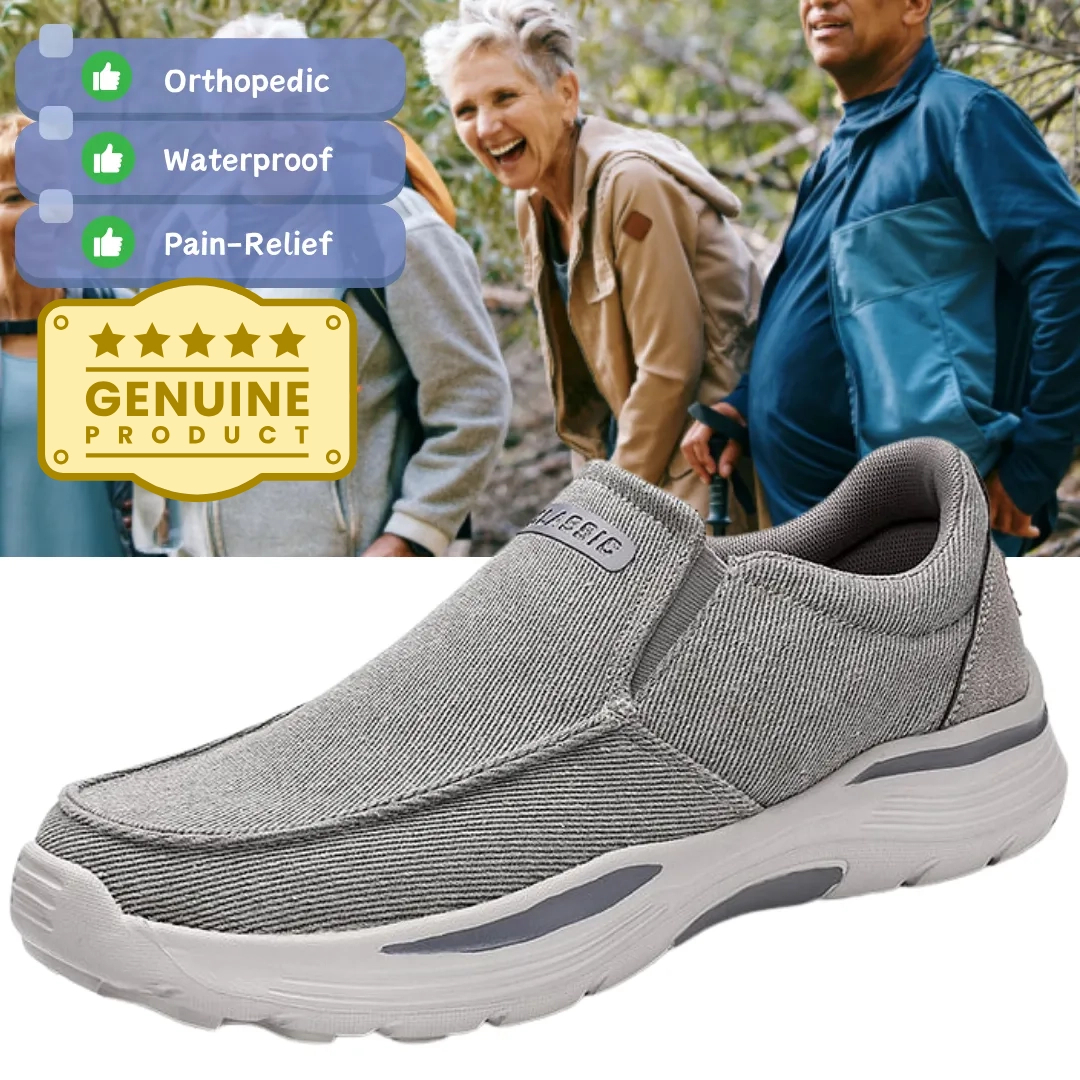 🔥LAST DAY 60% OFF🔥Men's Arch Support Slip-On Loafers, EVA Boat Shoes,Orthopedic Walking Shoes