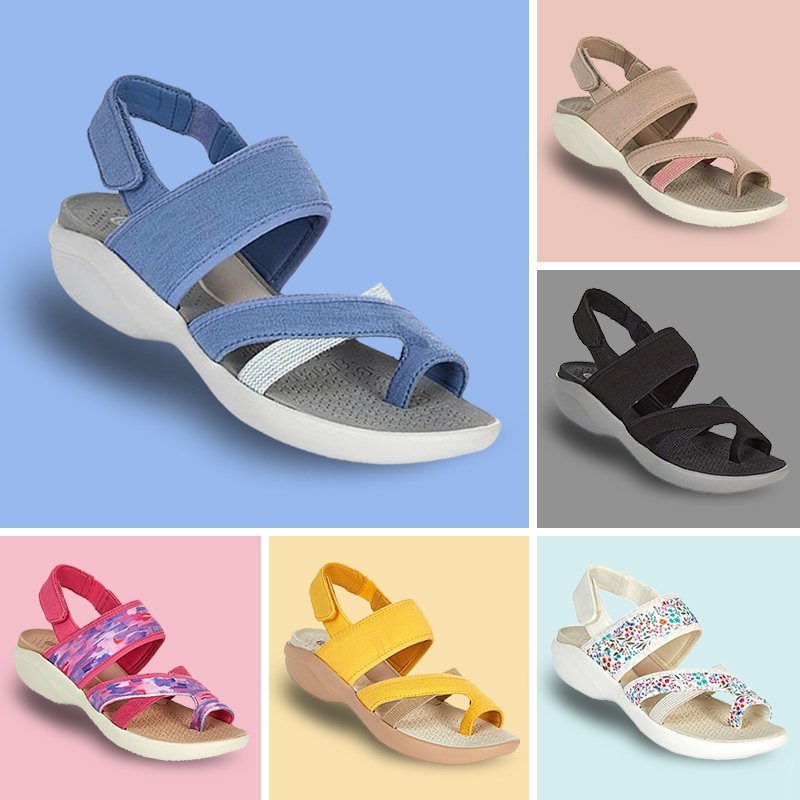 Women's Arch Support Thong Platform Sandals