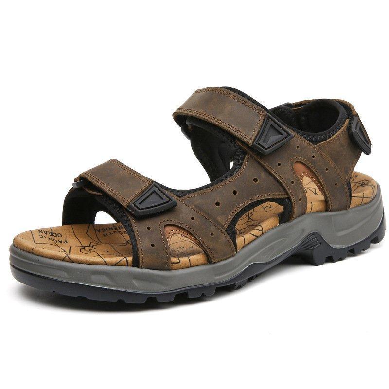 Men's Outdoor Summer Daily Cowhide Sandals