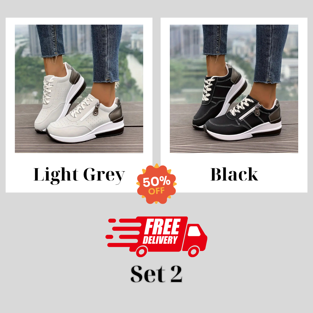 🔥Best Seller-Last Day Sale 60% OFF🔥Plus Size Women's Versatile Low Top Fashion Sneakers