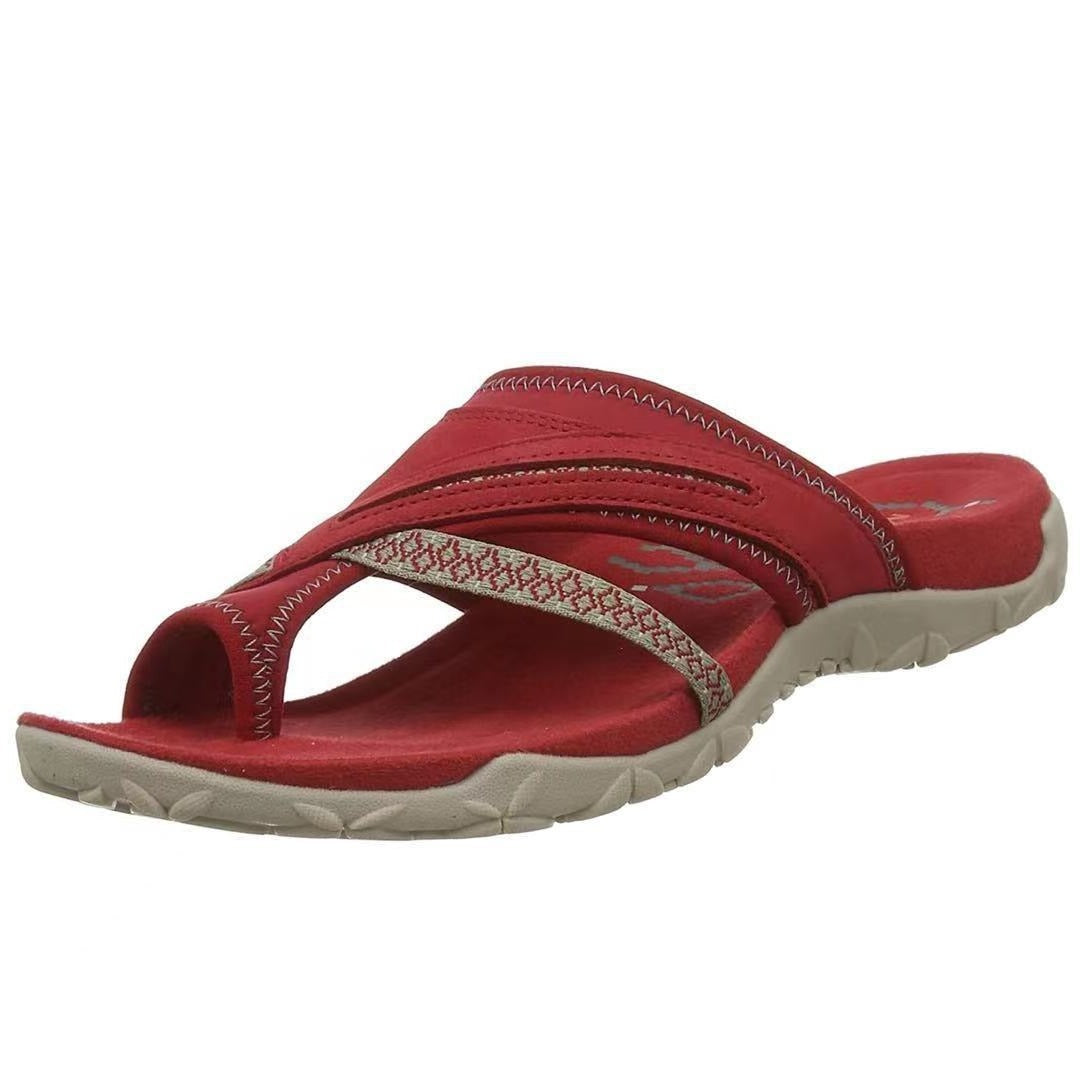 Women's Orthopedic Sandals Summer Comfy Cross Strap Flip-flops