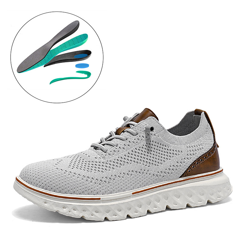 Men's Lightweight Shoes – Breathable Casual Walking Sneakers, Comfortable Dress Shoes