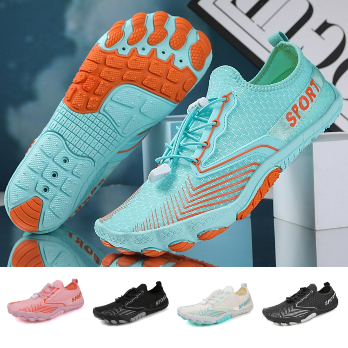 👟Copper-Infused Grounding Barefoot Shoes-Quest（Skin Pro with Copper）