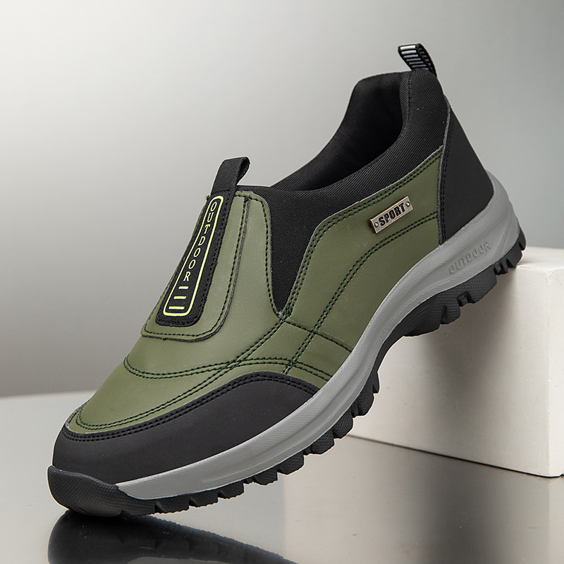 2025 Men's Lightweight Extra Wide Width Orthopedic Hands-Free Foot Pain Relief Slip-on Shoes