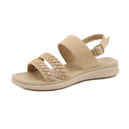 Retro Double Woven Breathable and Comfy & Casual Sandals