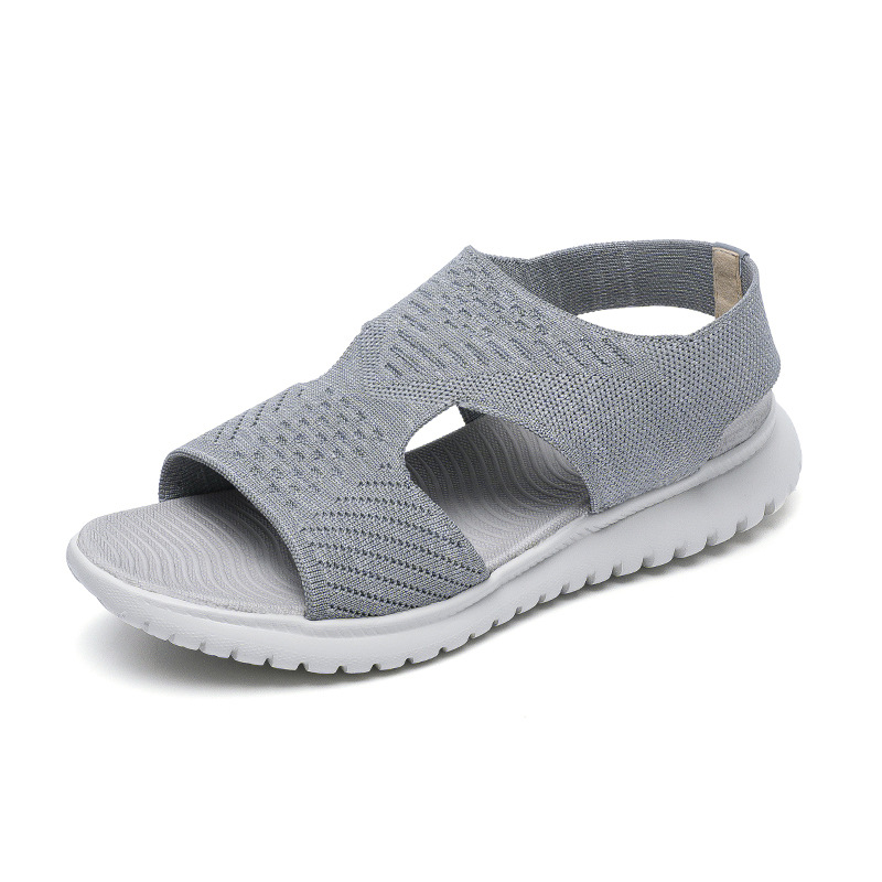 Orthopedic Sandals Cushion Walk Fly Knit Sporty Sandal EEE Fit
