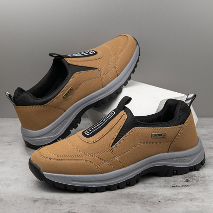 2025 Men's Lightweight Extra Wide Width Orthopedic Hands-Free Foot Pain Relief Slip-on Shoes