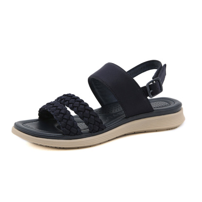 Retro Double Woven Breathable and Comfy & Casual Sandals