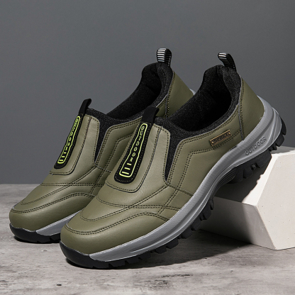 2025 Men's Lightweight Extra Wide Width Orthopedic Hands-Free Foot Pain Relief Slip-on Shoes