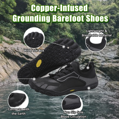 👟Copper-Infused Grounding Barefoot Shoes-Sports（Skin Pro with Copper）