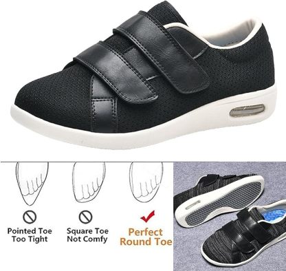 Walkstk™ Wide comfort adjustable straps lightweight non-slip orthopedic walking shoe