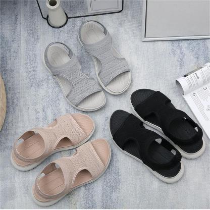 Orthopedic Sandals Cushion Walk Fly Knit Sporty Sandal EEE Fit