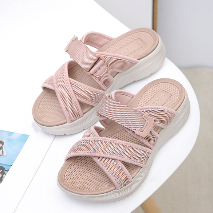 Orthoture Women's Lightweight Sports Style Comfortable Thick Sole Sandals