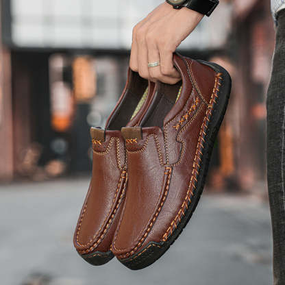 🔥 Last Day 60% OFF ⏱️ New Arrival Promotion ⏱️ Men's ComfortStep Genuine Calfskin Leather Slip-On Loafers