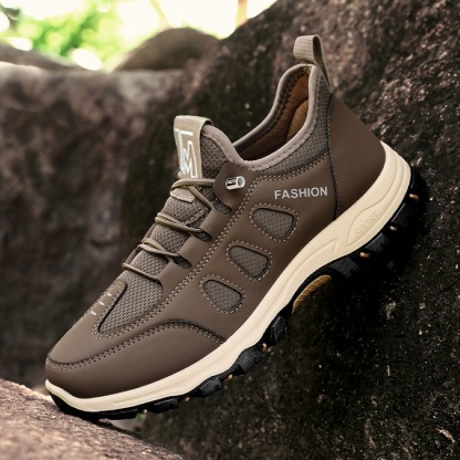 Men's Orthopedic Slip-On Walking Sneakers，Arch Support & Breathable and Light & Non-Slip Shoes