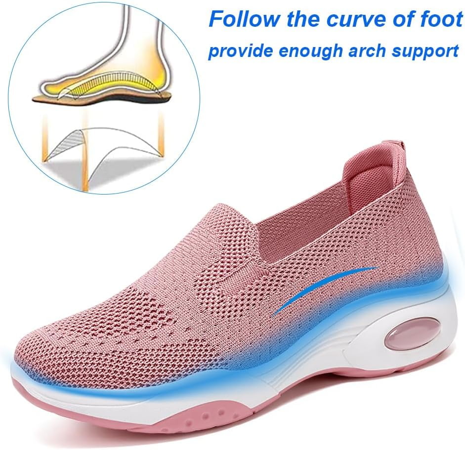 🔥On This Week Sale Off 60%🔥Women's Orthopedic Corrector Walking Sneakers, Comfortable Working Shoes