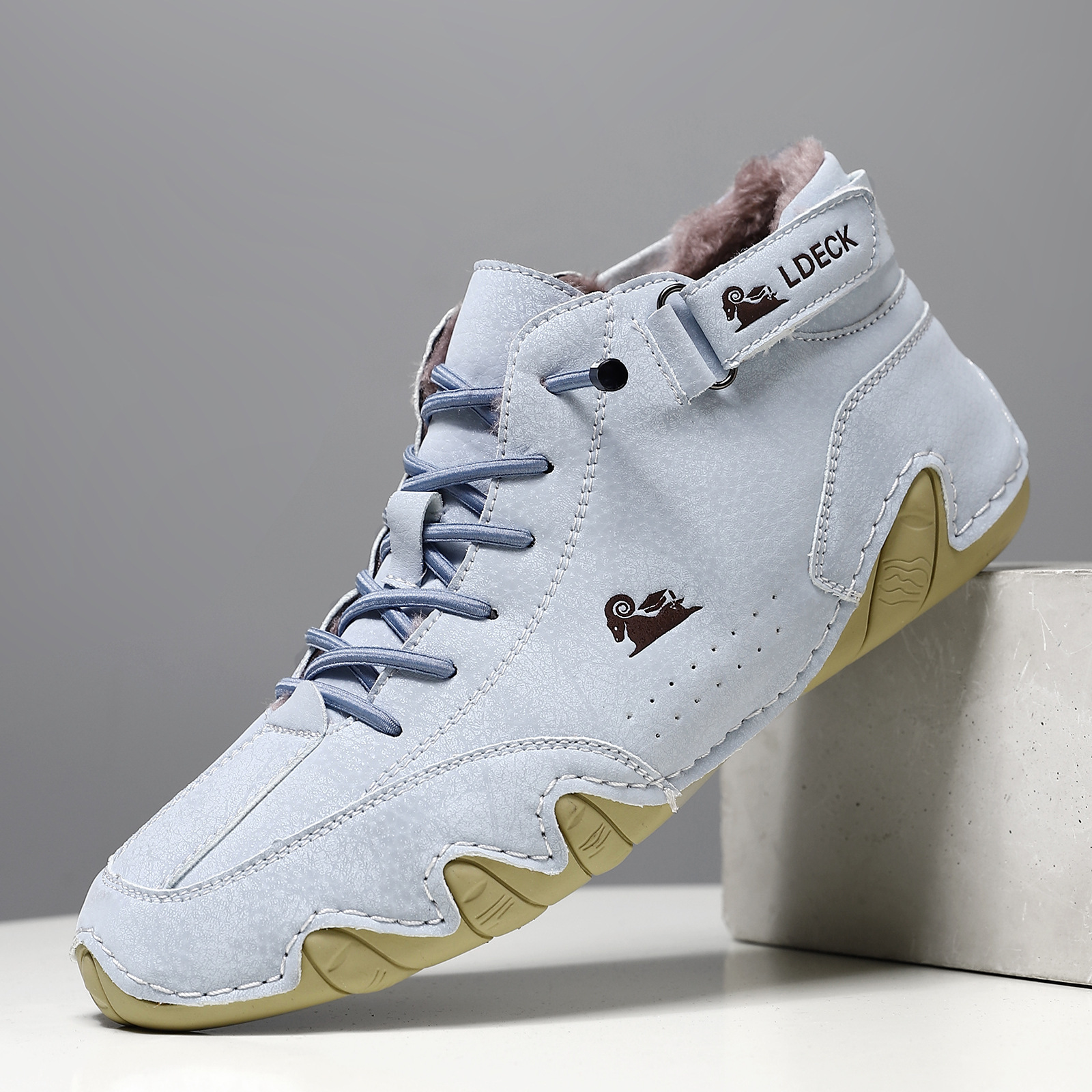 🔥HOT SALE🎁--70% OFF 🎉Waterproof Boots Comfortable For Winter，Unisex Italian Handmade Suede Velcro High Boots