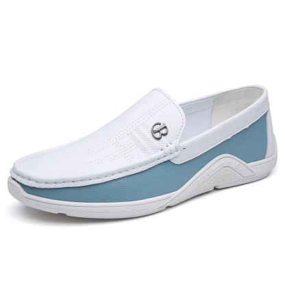 Men's Comfy Leather Casual Walking Orthopedic Shoes